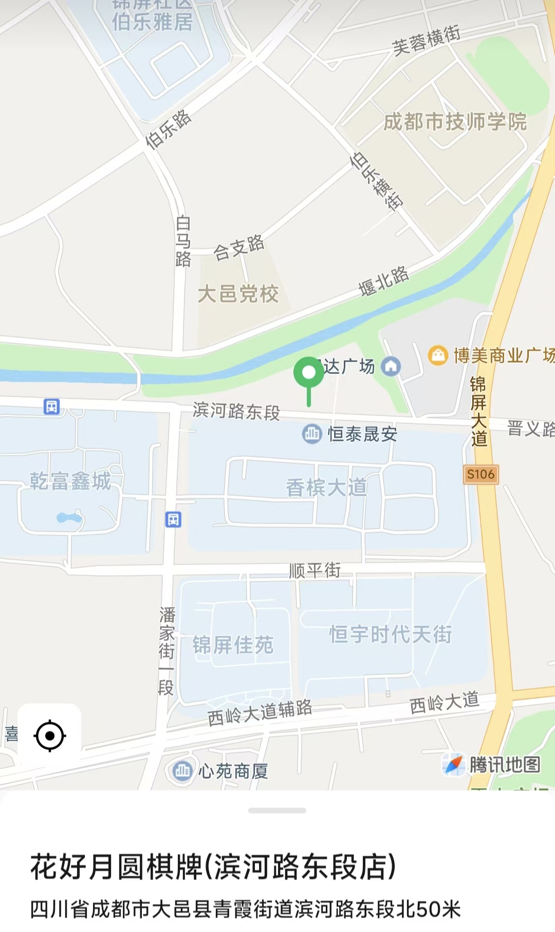 花好月圆农家乐位置示意图